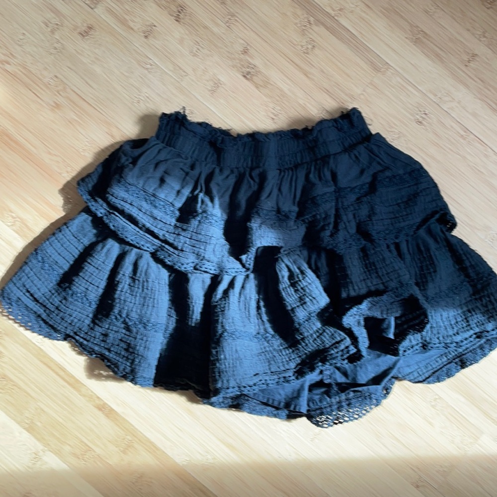black aerie mini skirt